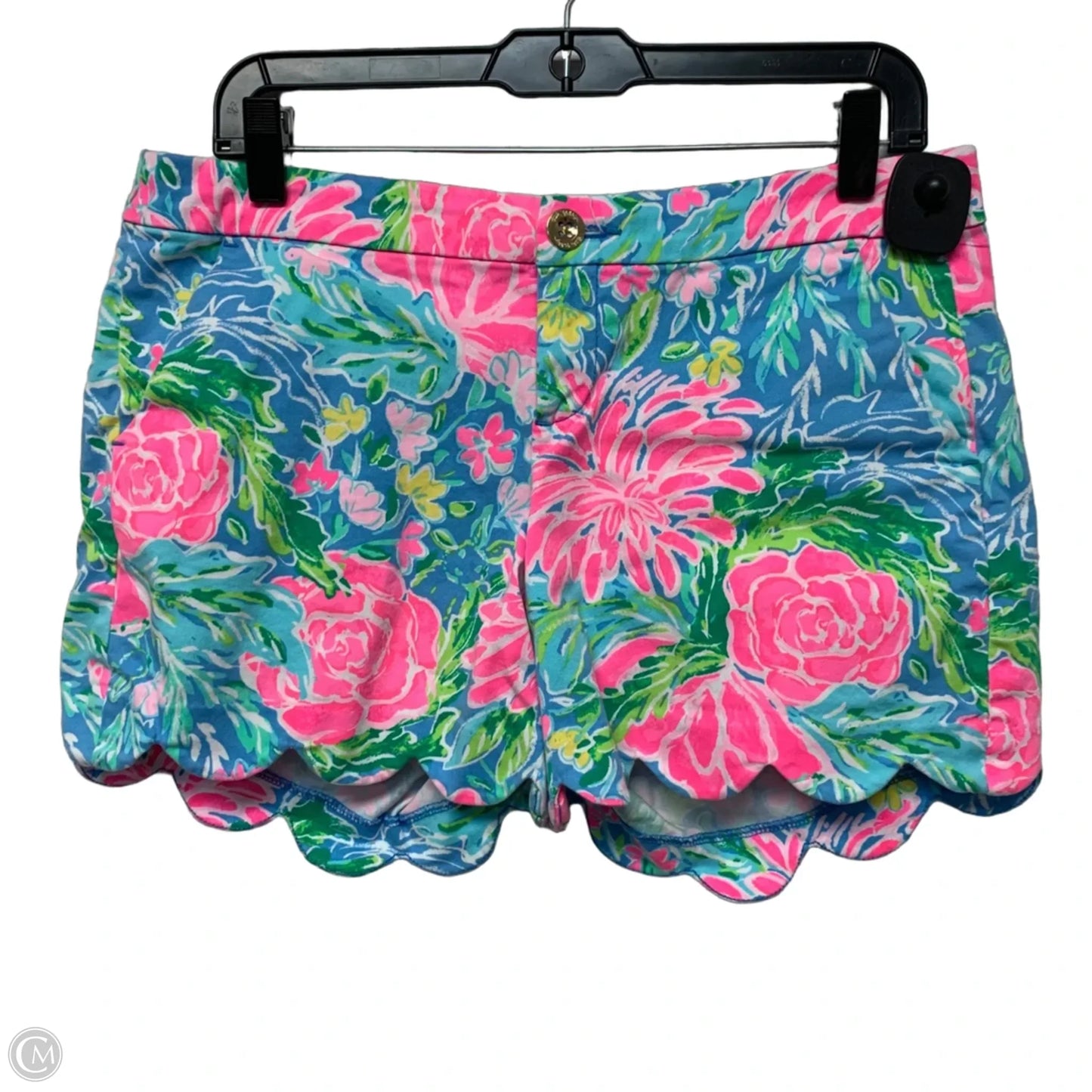 Shorts Designer By Lilly Pulitzer In Blue & Pink, Size: 8