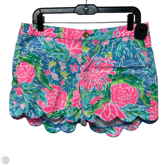 Shorts Designer By Lilly Pulitzer In Blue & Pink, Size: 8