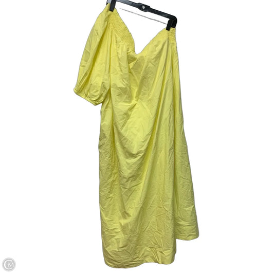 Dress Casual Maxi By Maeve In Yellow, Size: 3x