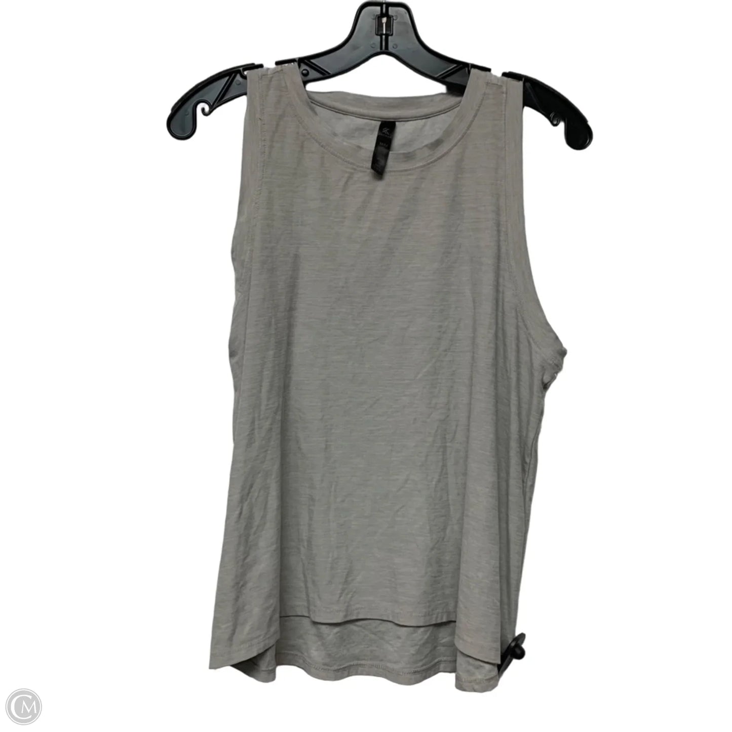 Athletic Tank Top By Kyodan In Grey, Size: M