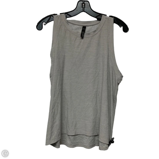 Athletic Tank Top By Kyodan In Grey, Size: M