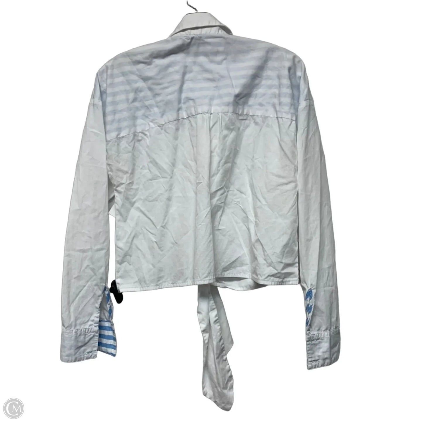 Top Long Sleeve By Maeve In White, Size: M