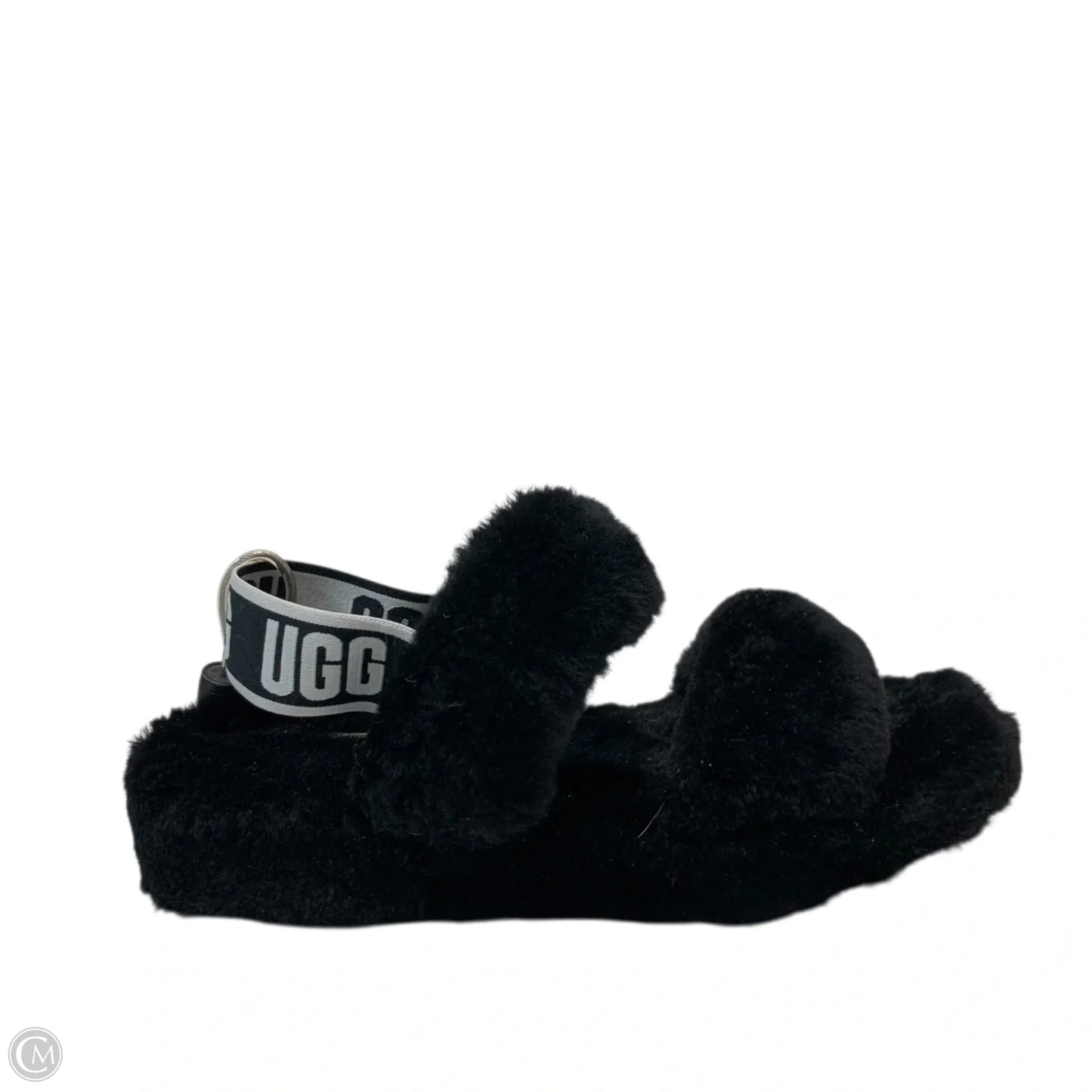 Sandals Designer By Ugg In Black, Size: 6