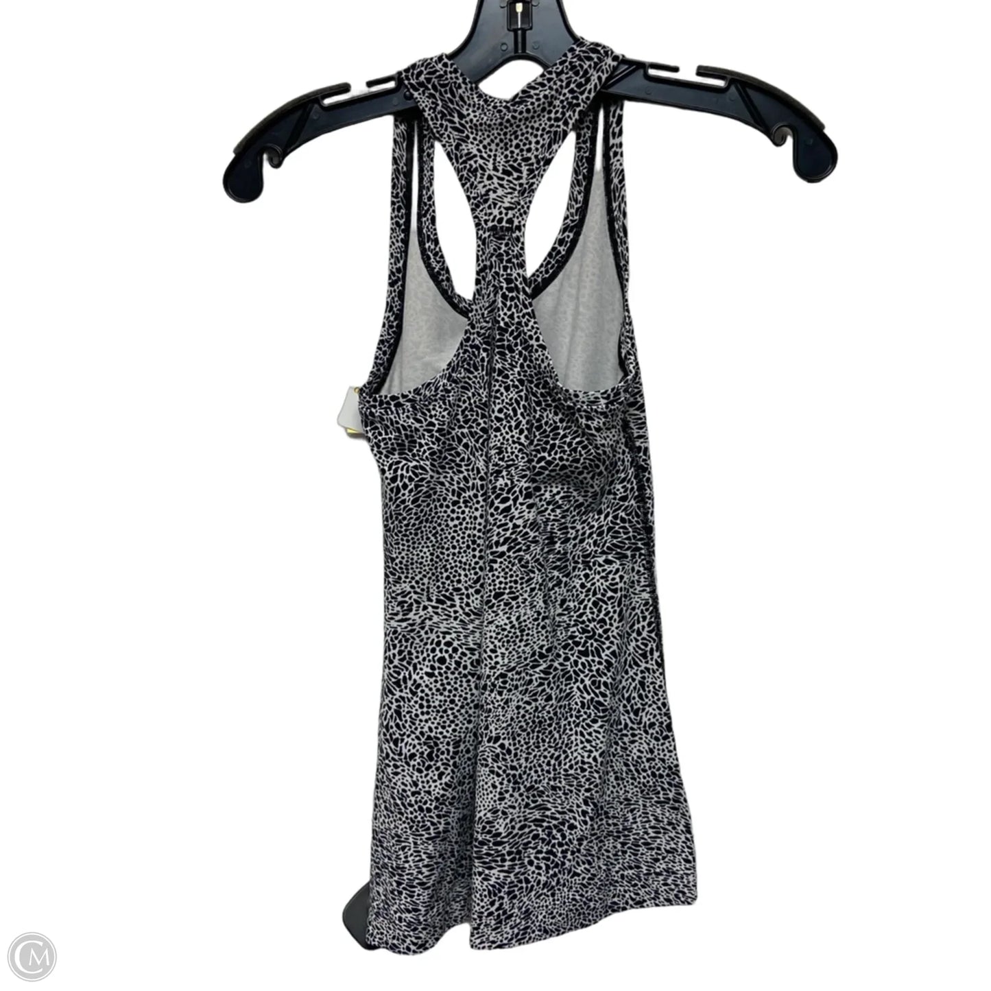 Athletic Tank Top By Lululemon In Black & White, Size: S
