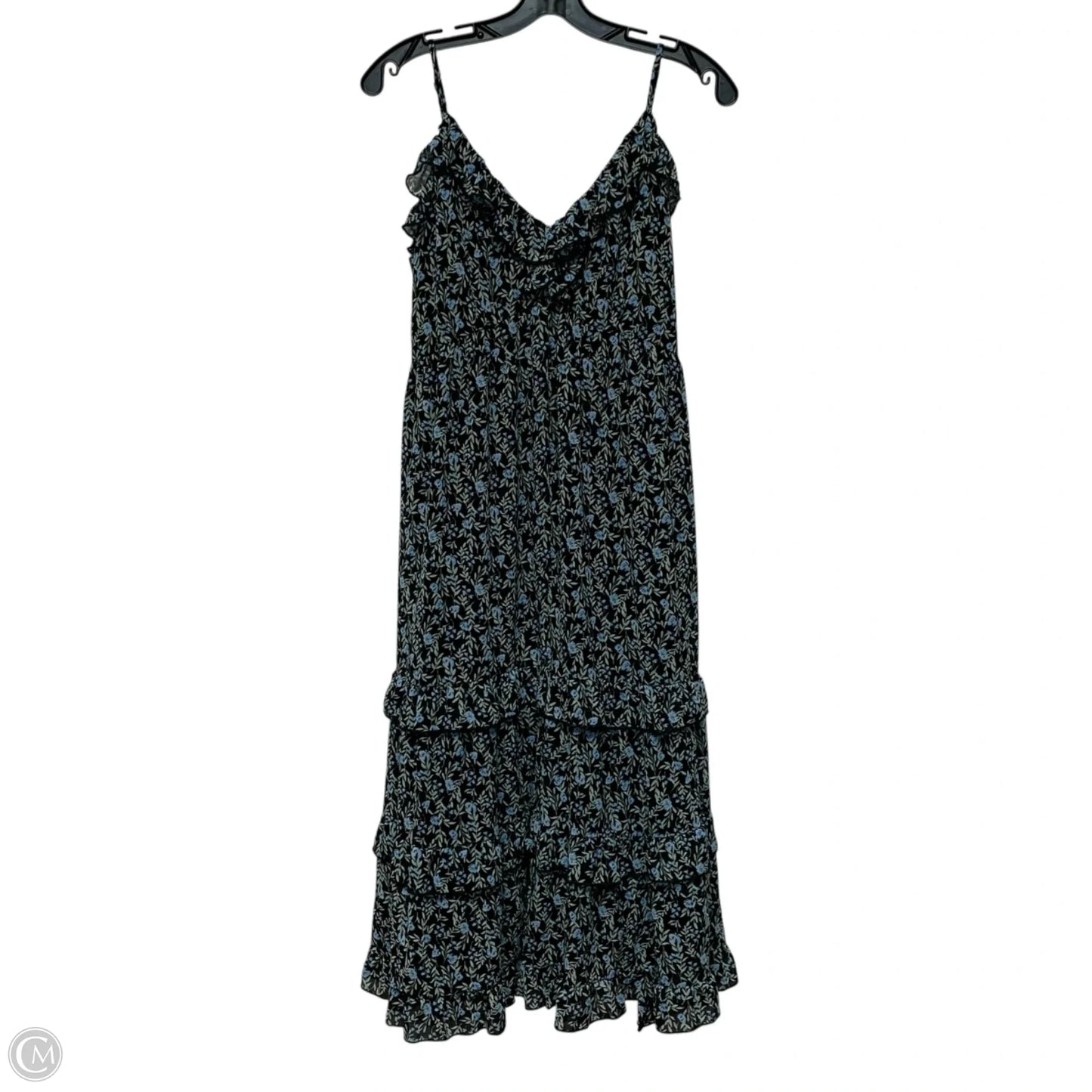 Dress Casual Midi By And Now This In Black & Blue, Size: M