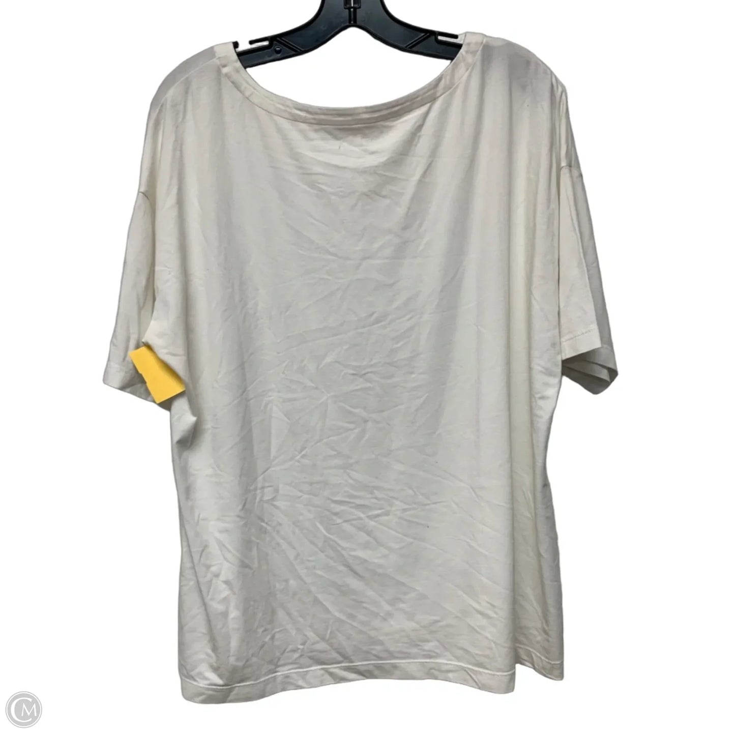 Top Short Sleeve Basic By J. Jill In White, Size: Xl