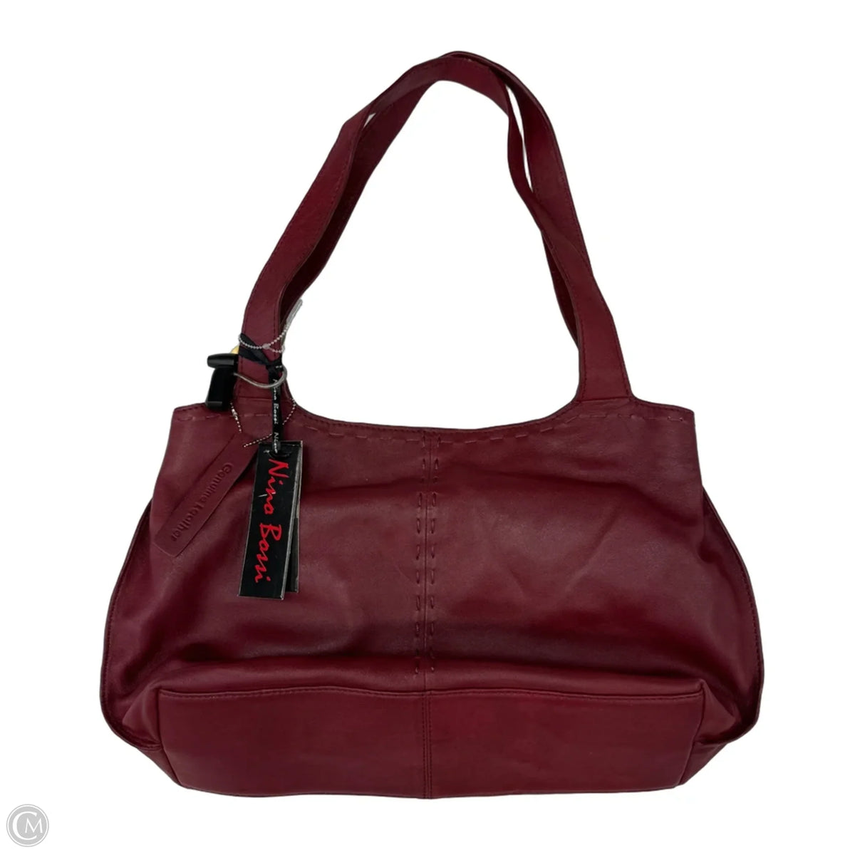 Handbag Leather By Nino Bossi, Size: Large