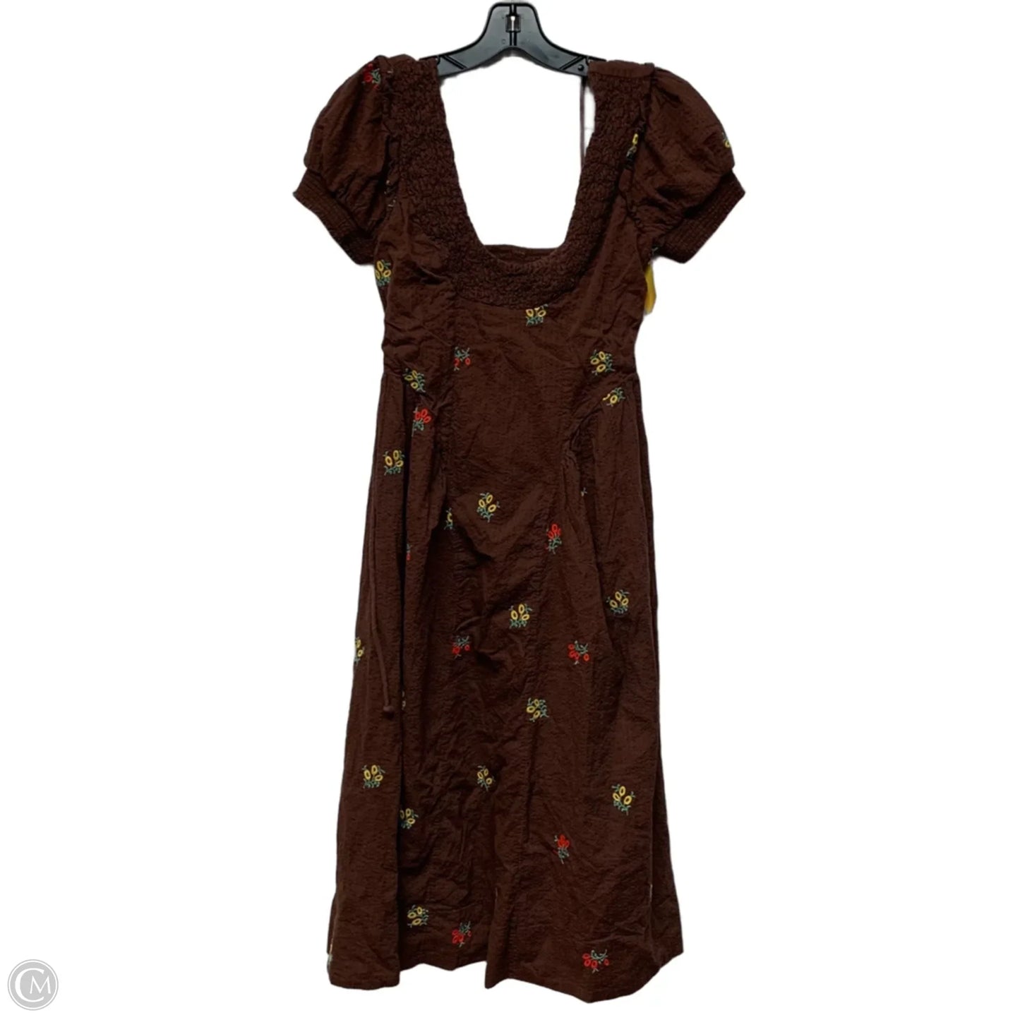 Dress Casual Maxi By Free People In Brown, Size: M
