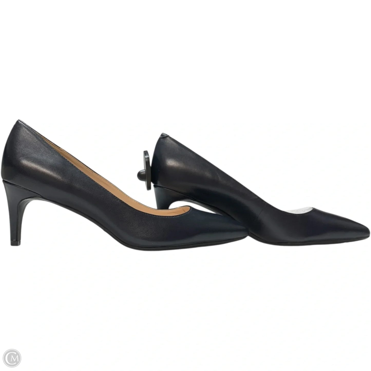 Shoes Heels Kitten By Nine West In Navy, Size: 9.5