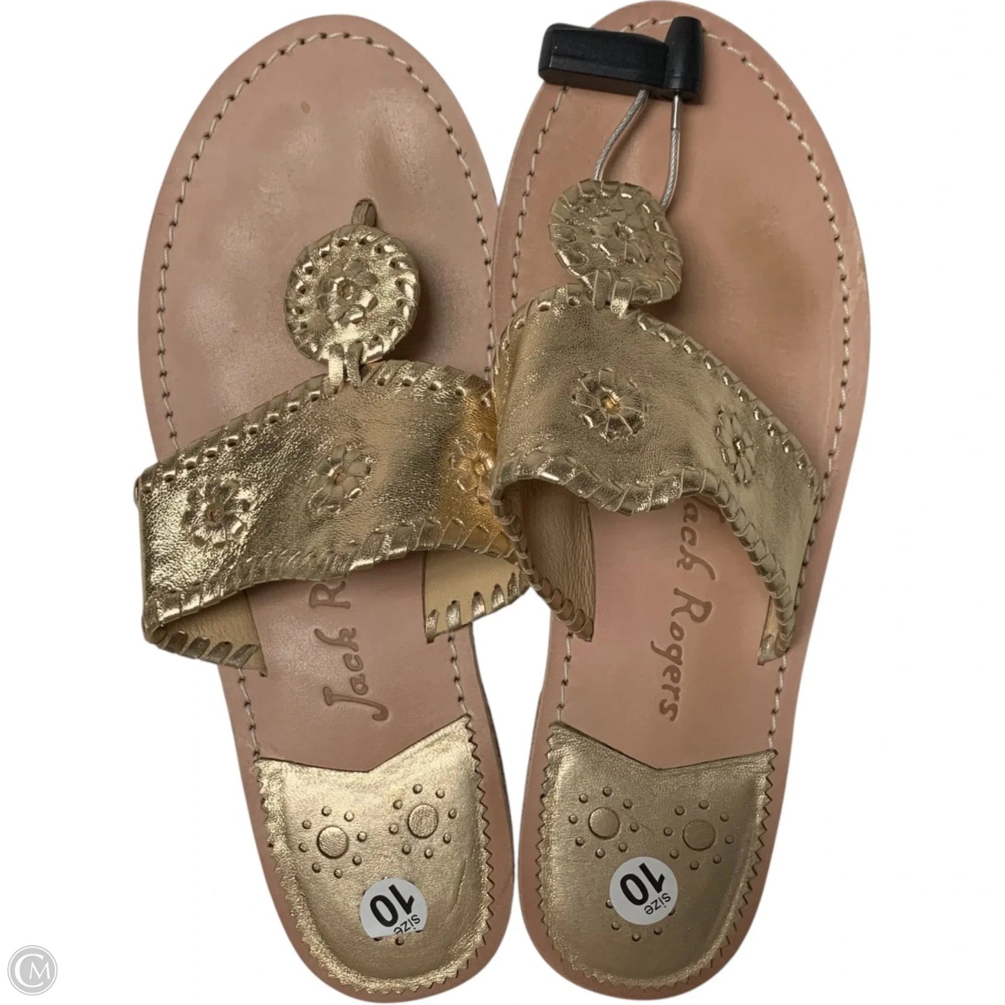 Sandals Flats By Jack Rogers In Gold, Size: 10