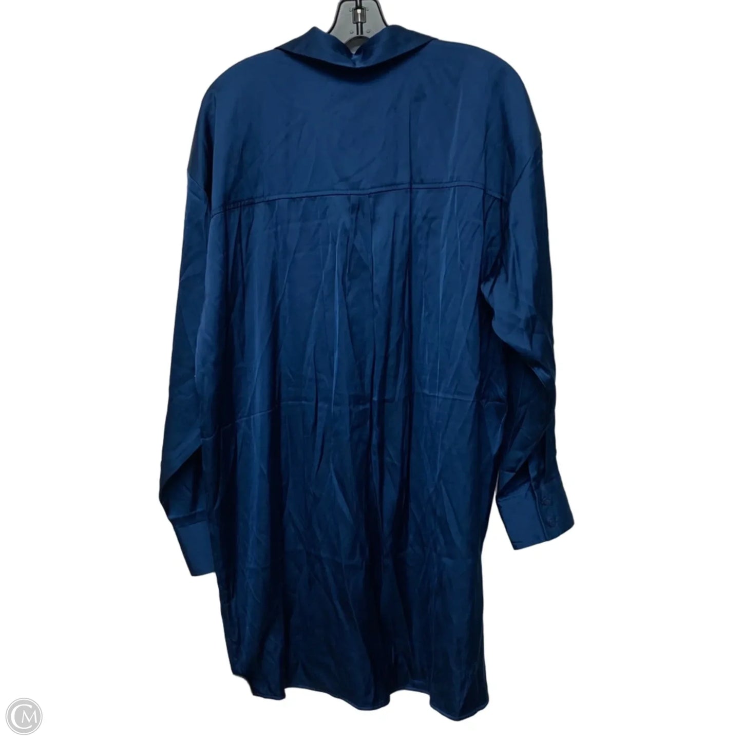 Tunic Long Sleeve By Abercrombie And Fitch In Blue, Size: L
