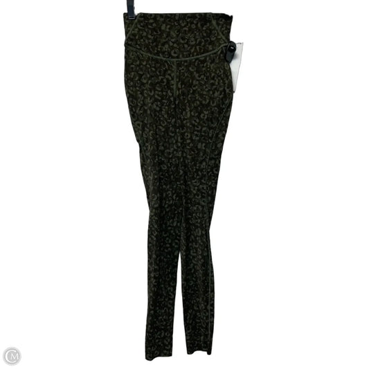 Athletic Leggings By Lululemon In Green, Size: Xs