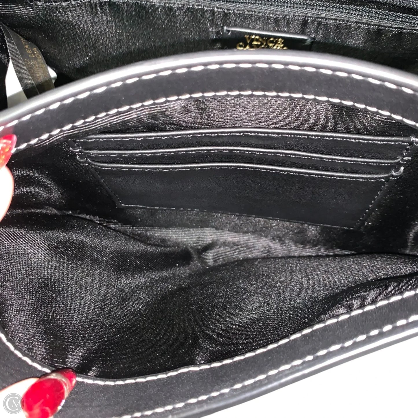 Crossbody leather By Vince Camuto, Size: Medium