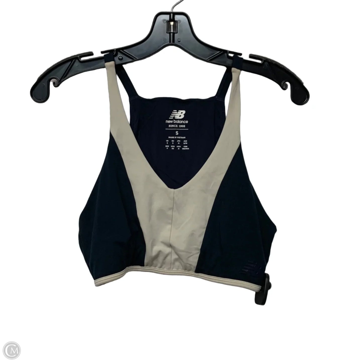 Athletic Bra By New Balance In Navy, Size: S