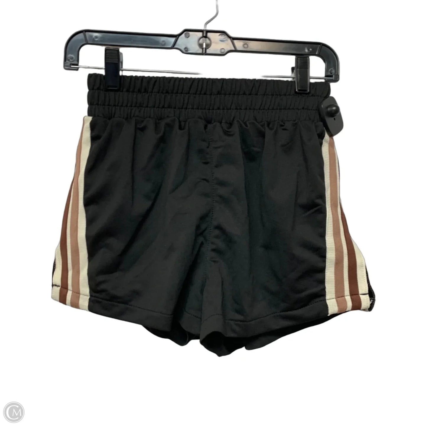 Athletic Shorts In Black & Brown, Size: S