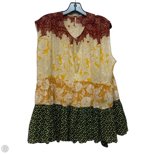 Tunic Sleeveless By Free People In Yellow, Size: S