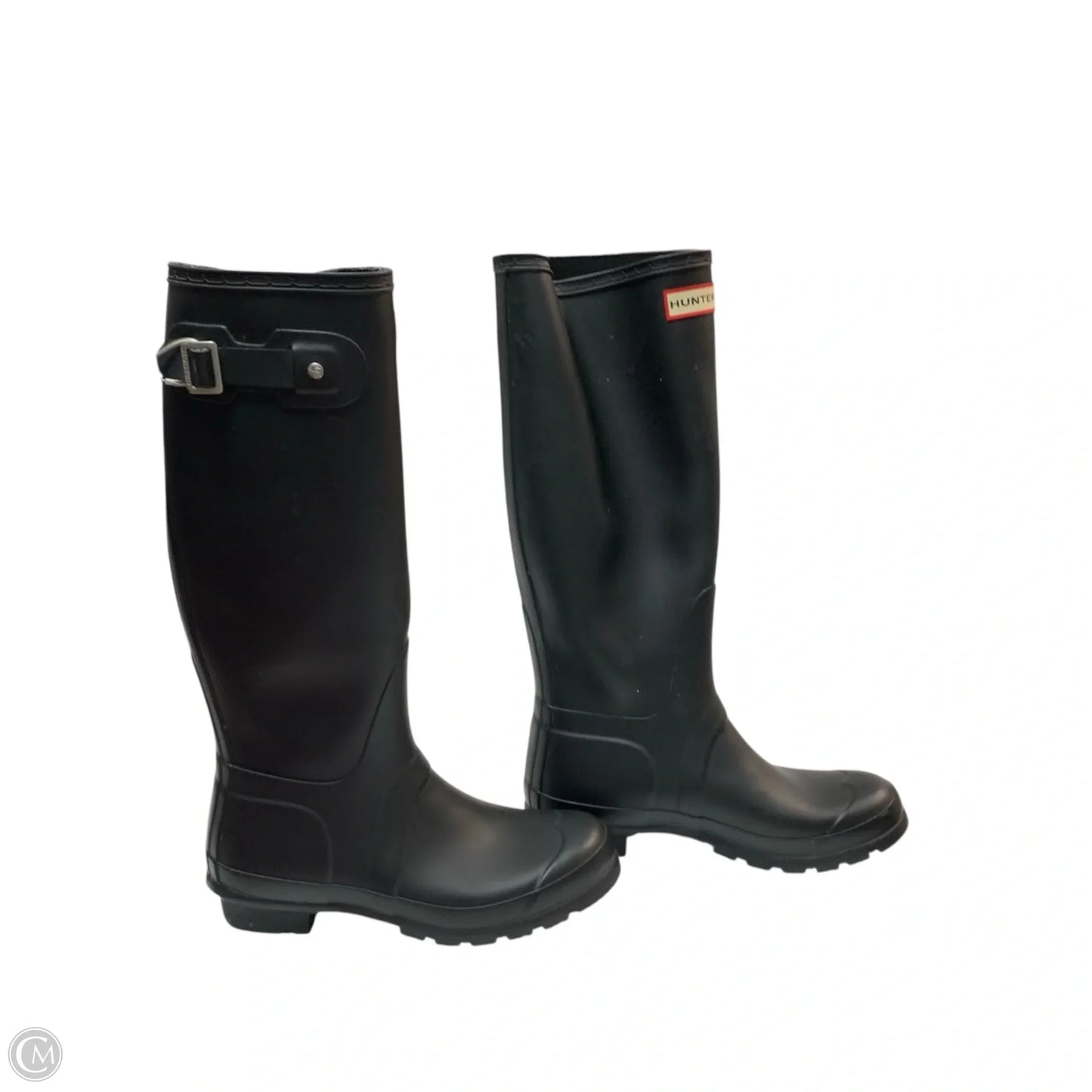 Boots Designer By Hunter In Black, Size: 7