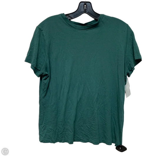 Top Short Sleeve Basic By A New Day In Green, Size: L