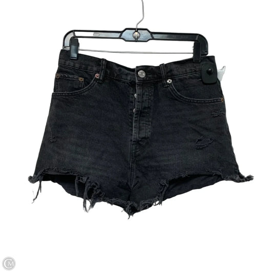 Shorts By Zara In Black Denim, Size: 8