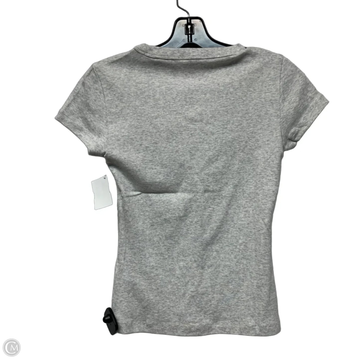 Top Short Sleeve Basic By Madewell In Grey, Size: Xs