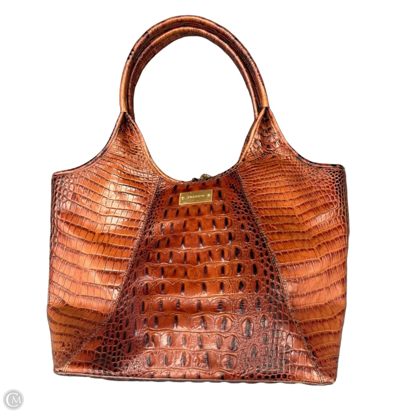 Handbag Designer By Brahmin, Size: Large