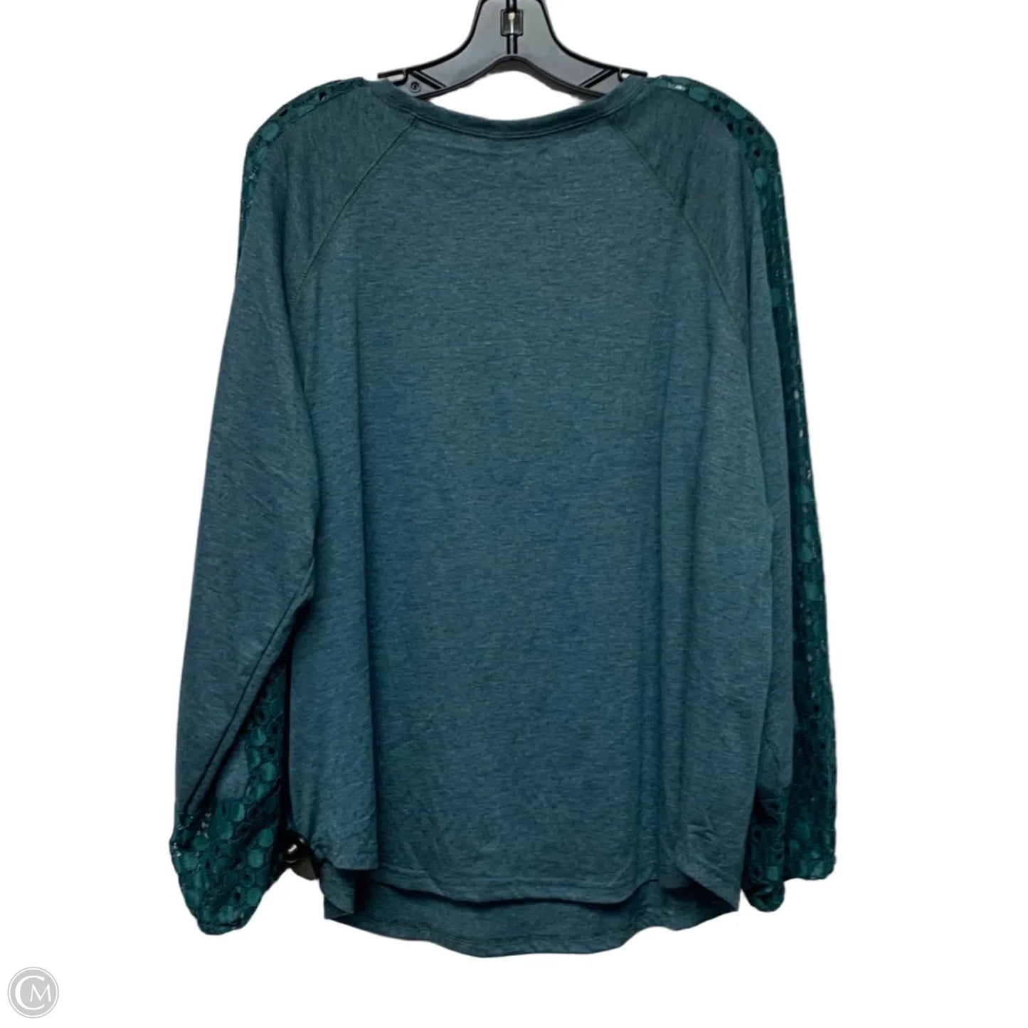 Top Long Sleeve In Blue, Size: Xl