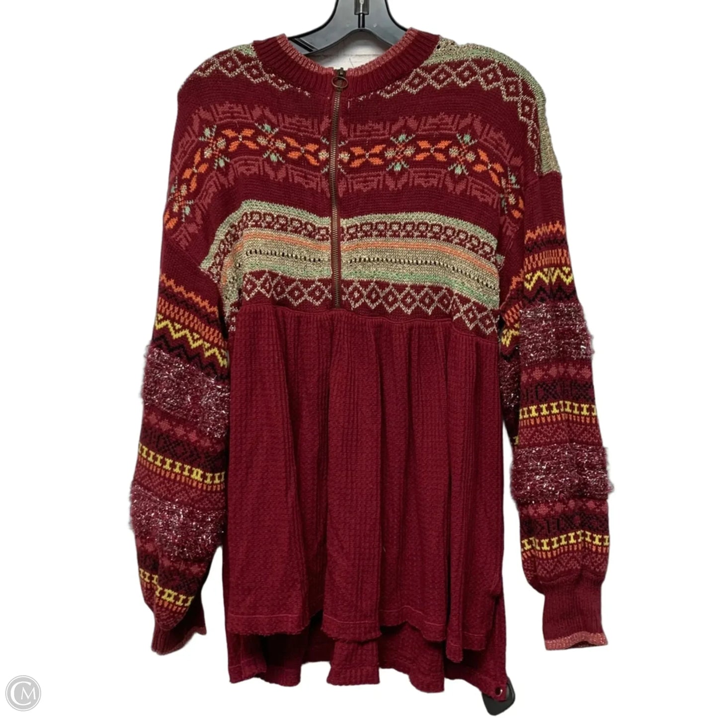 Sweater By Free People In Red, Size: M