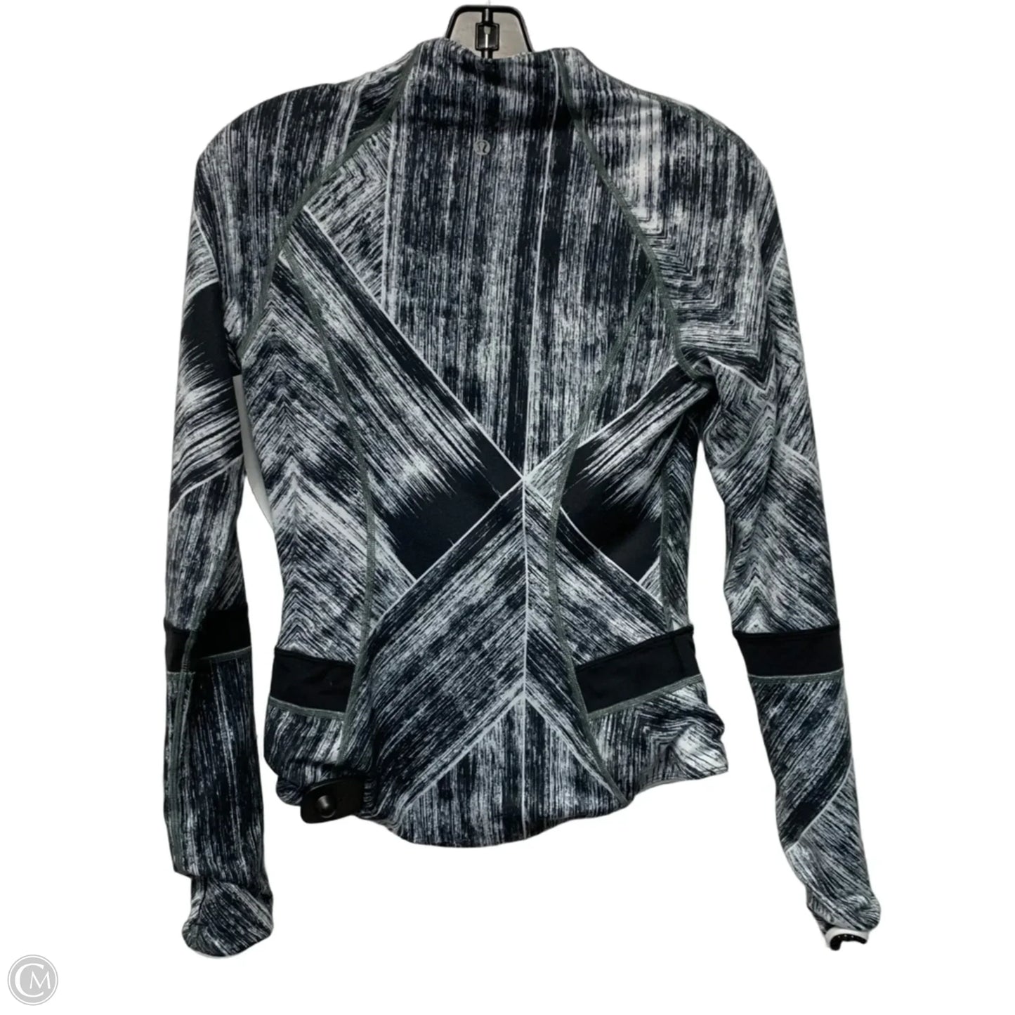 Athletic Jacket By Lululemon In Grey, Size: L