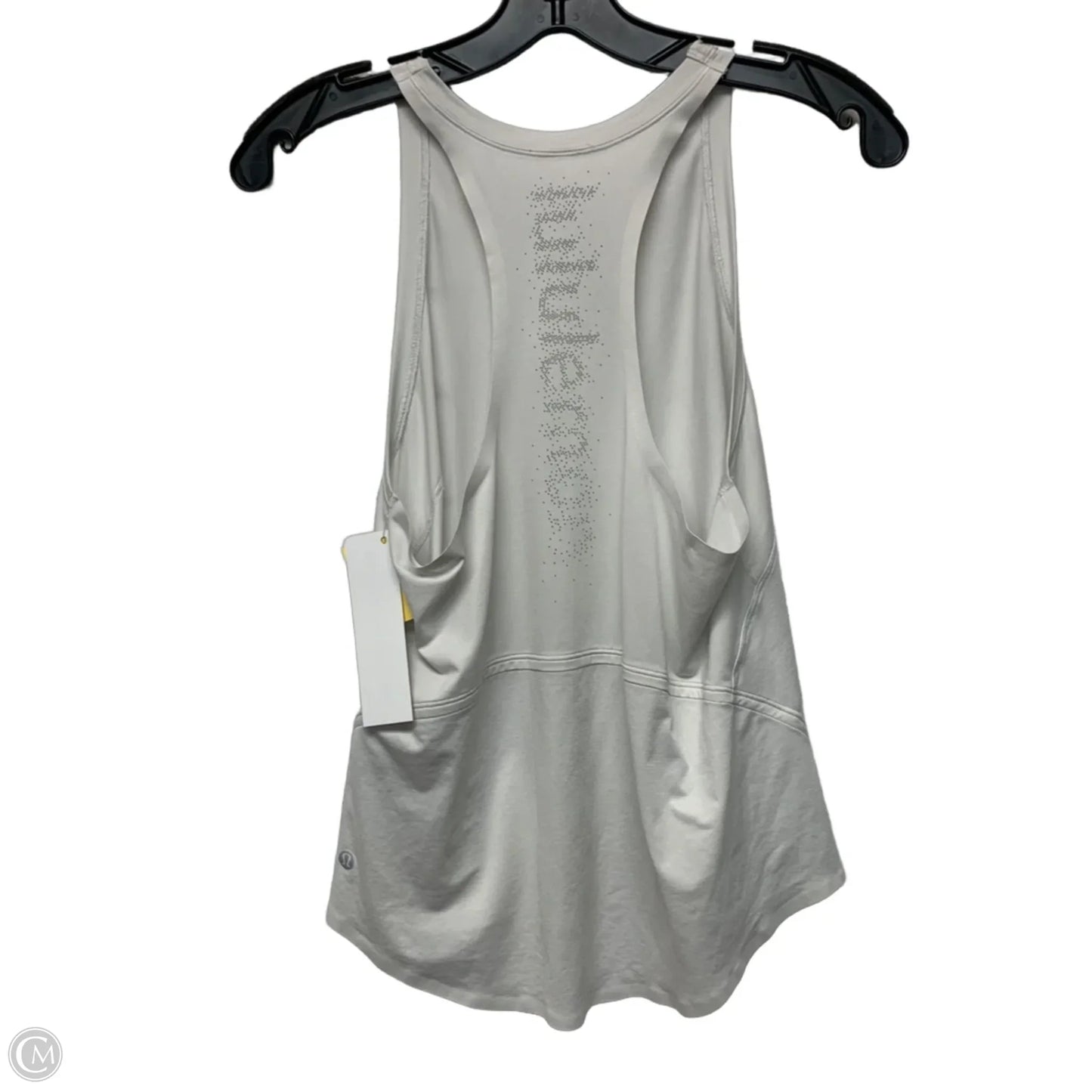 Athletic Tank Top By Lululemon In White, Size: S