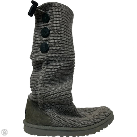 Boots Designer By Ugg In Grey, Size: 8