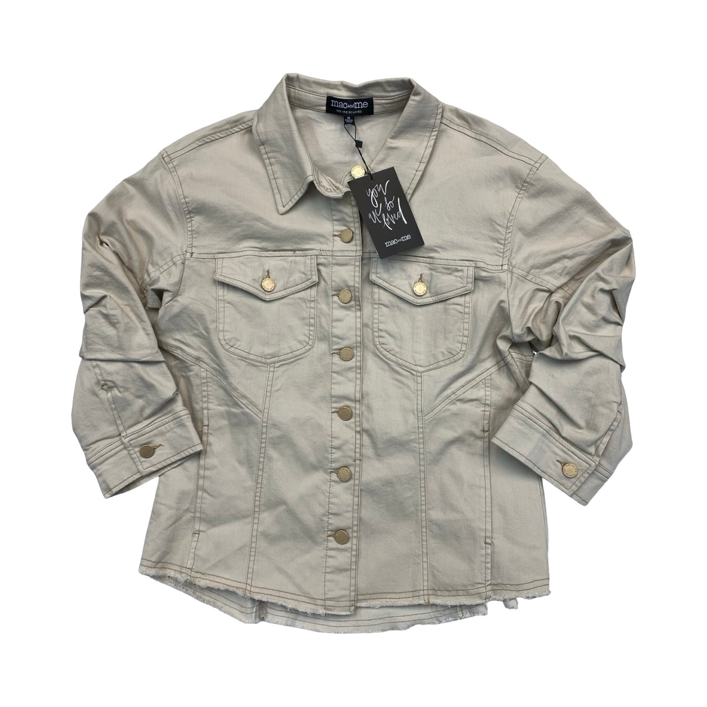 Jacket Other By Cmc In Tan, Size:M