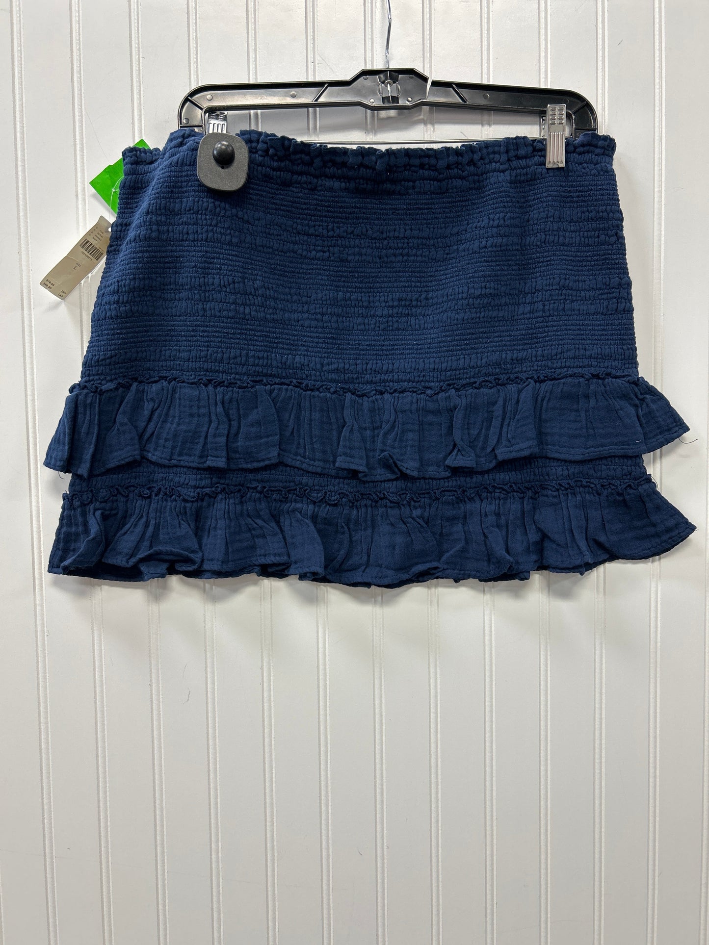 Skirt Maxi By Anthropologie In Navy, Size:L NWT
