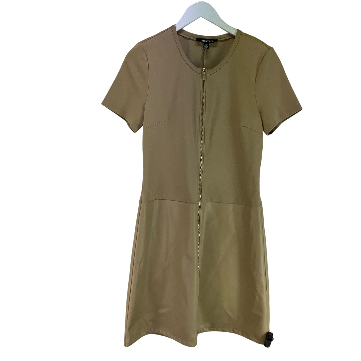 Dress Casual Short By Ellen Tracy In Tan, Size: M