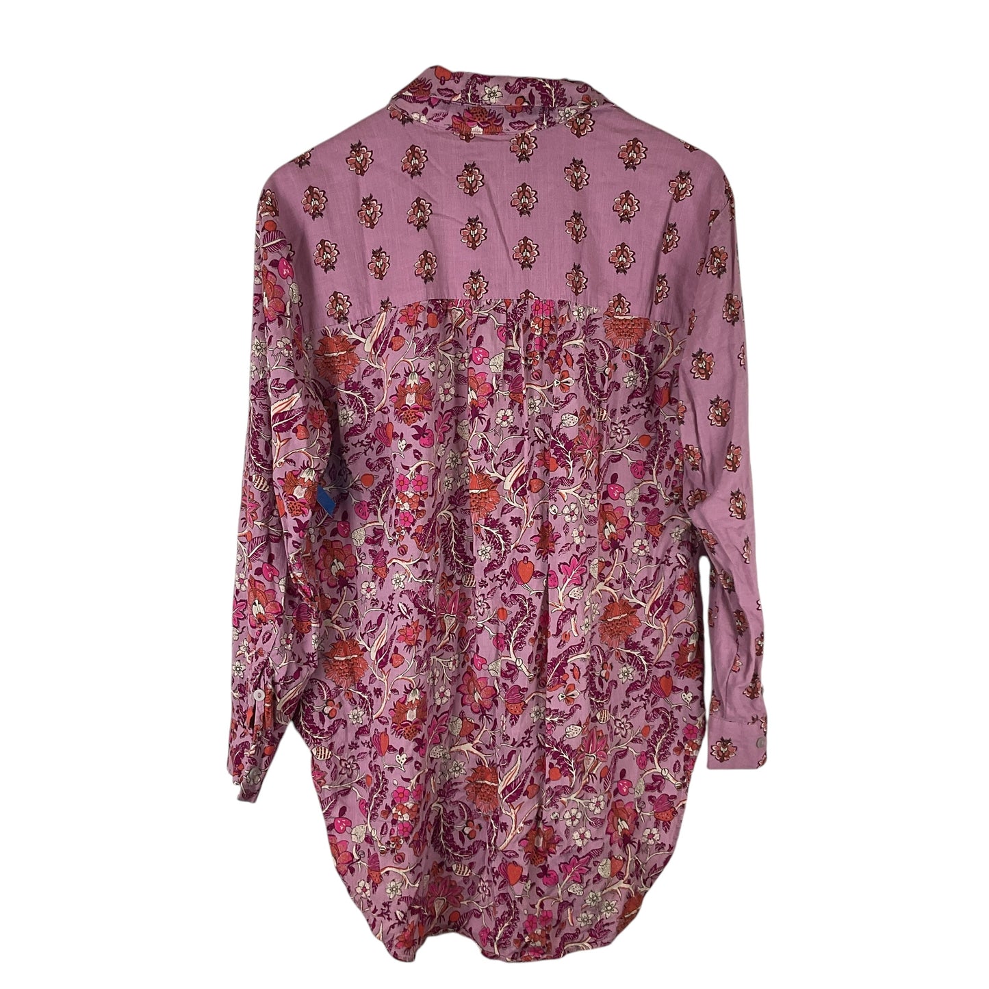 Top Long Sleeve By Knox Rose In Purple, Size: M