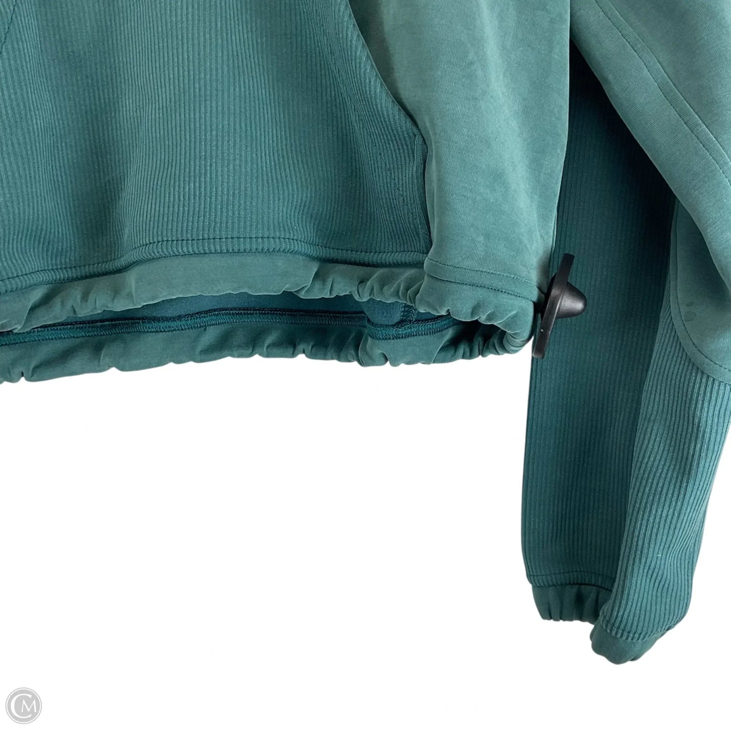 Athletic Jacket By Lululemon In Green, Size: 2