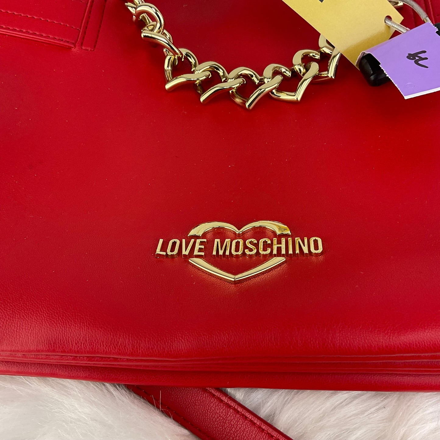 Crossbody Designer By Love Moschino  Size: Medium