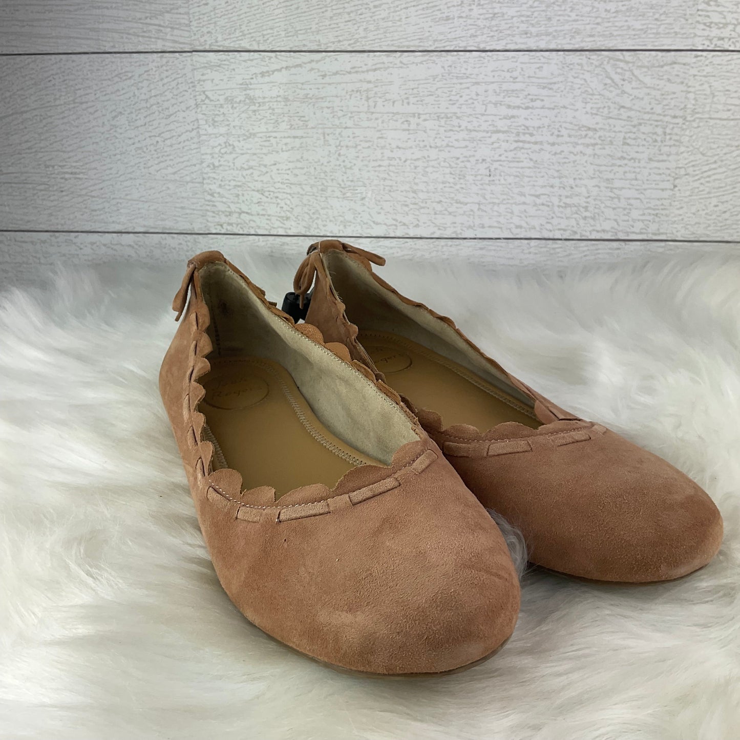 Tan Shoes Designer Jack Rogers, Size 9