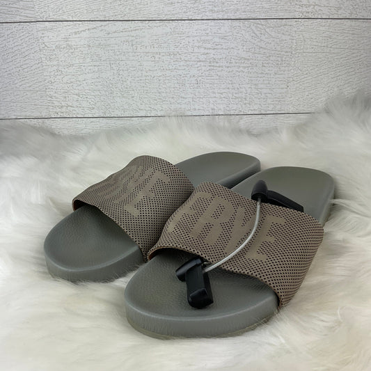 Grey Sandals Designer Frye, Size 9