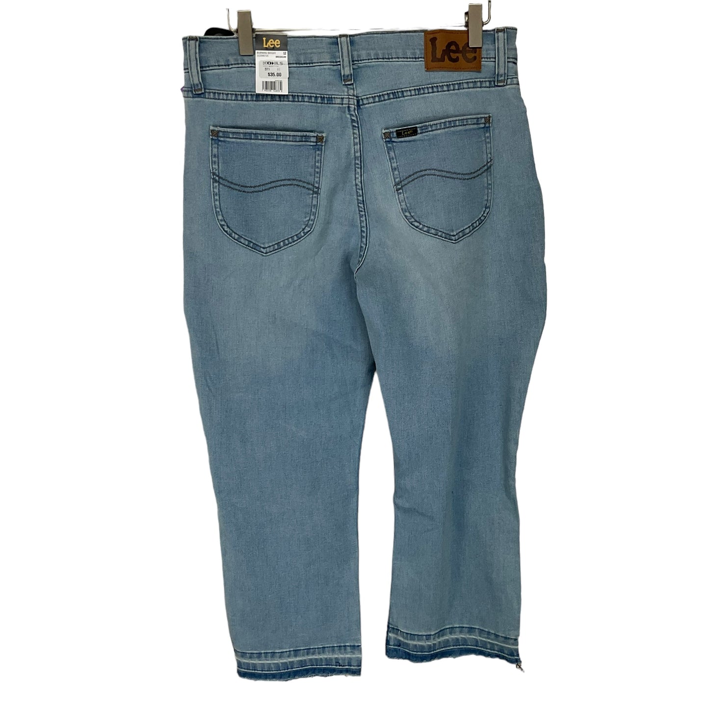 Blue Denim Jeans Straight Lee, Size 12