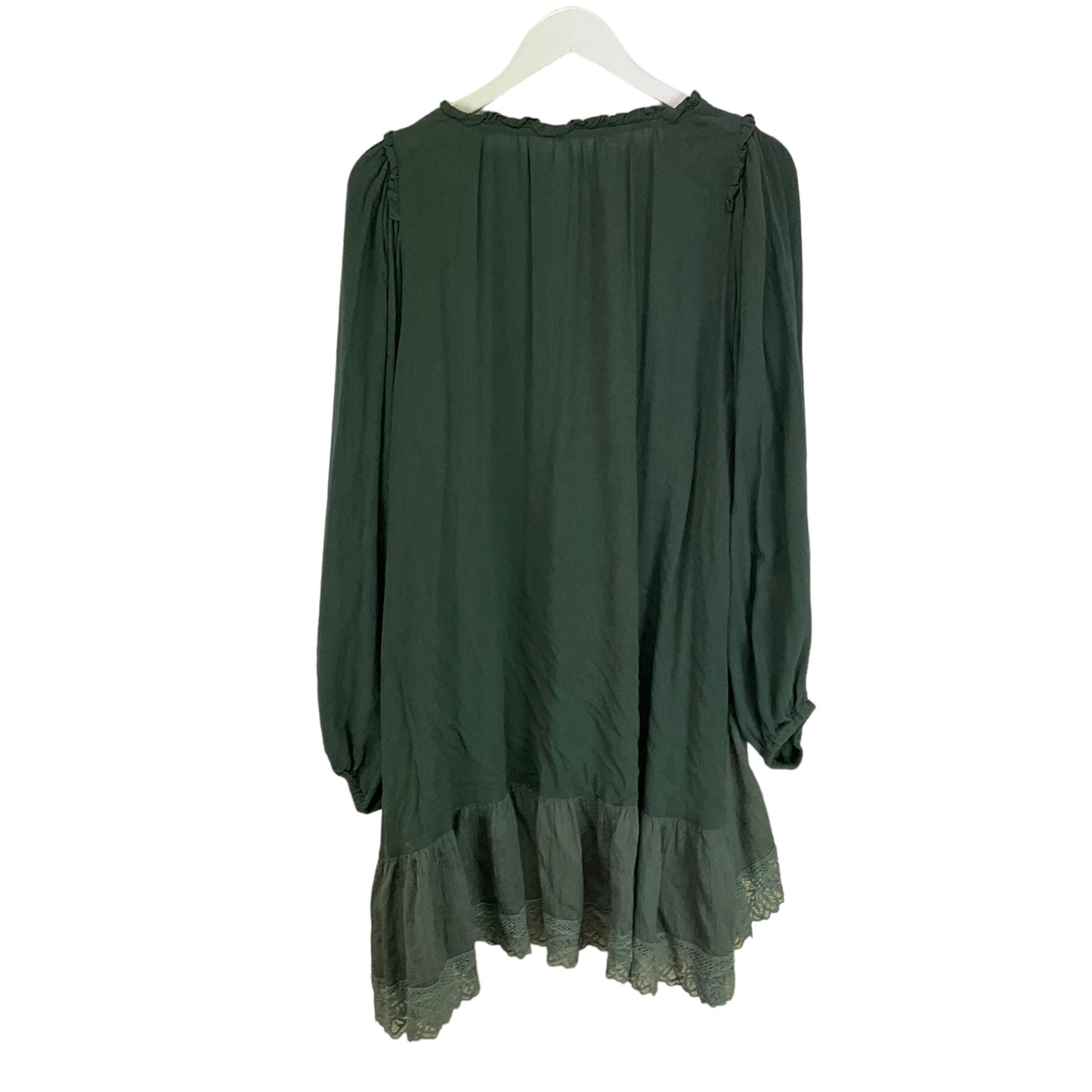 Green Tunic Long Sleeve Free People, Size Xs