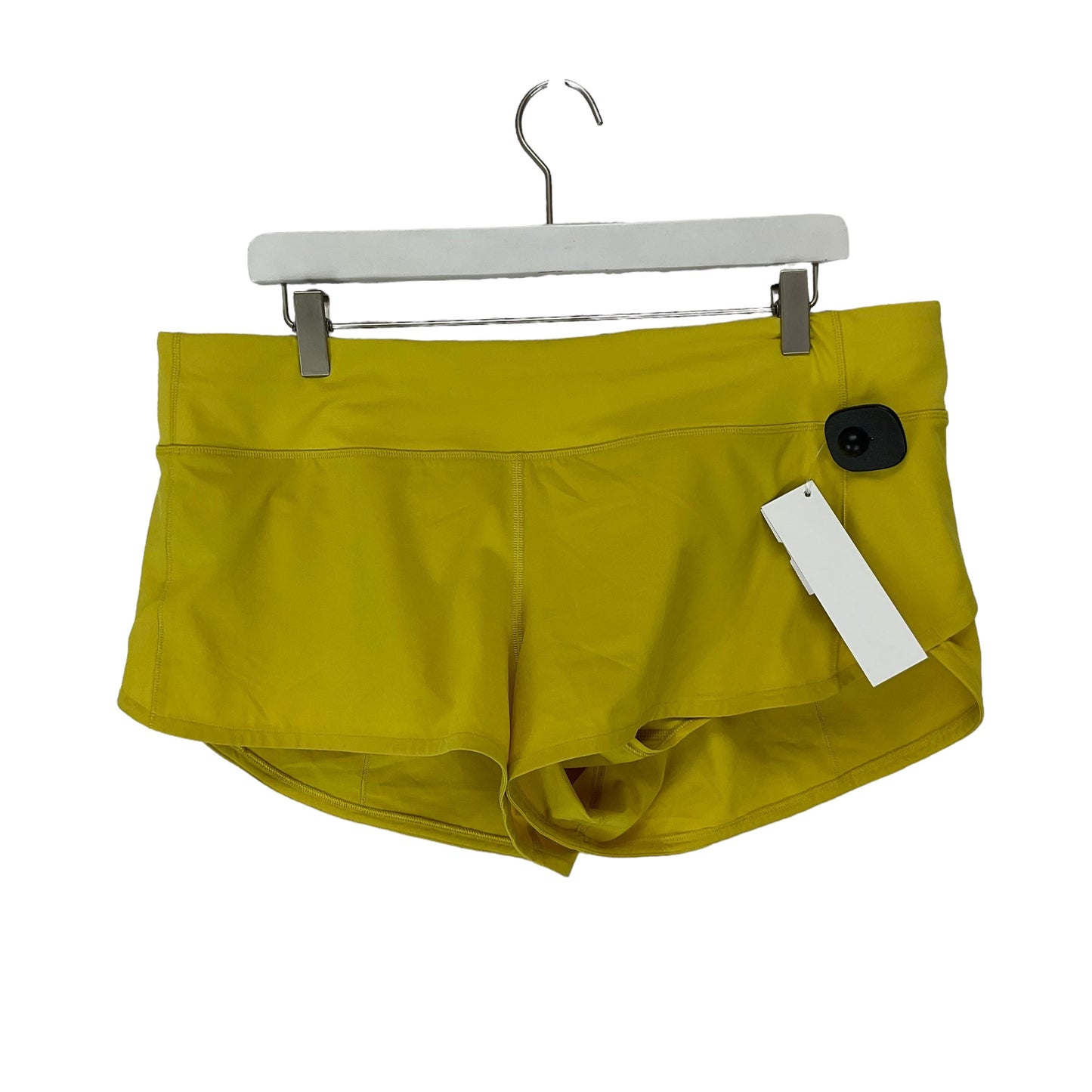 Yellow Athletic Shorts Lululemon, Size 12
