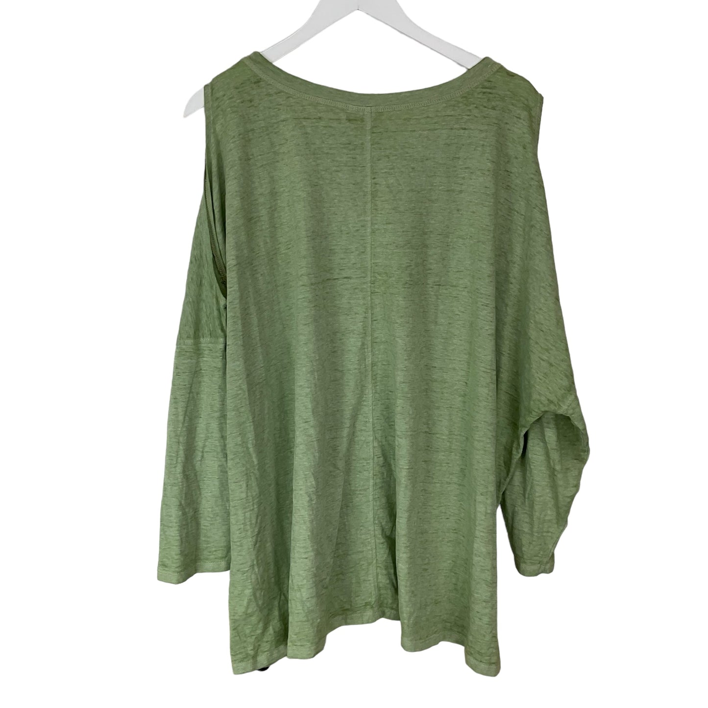 Green Top Long Sleeve Cato, Size 3x