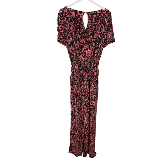 Jumpsuit By Studio In Black & Pink, Size: S