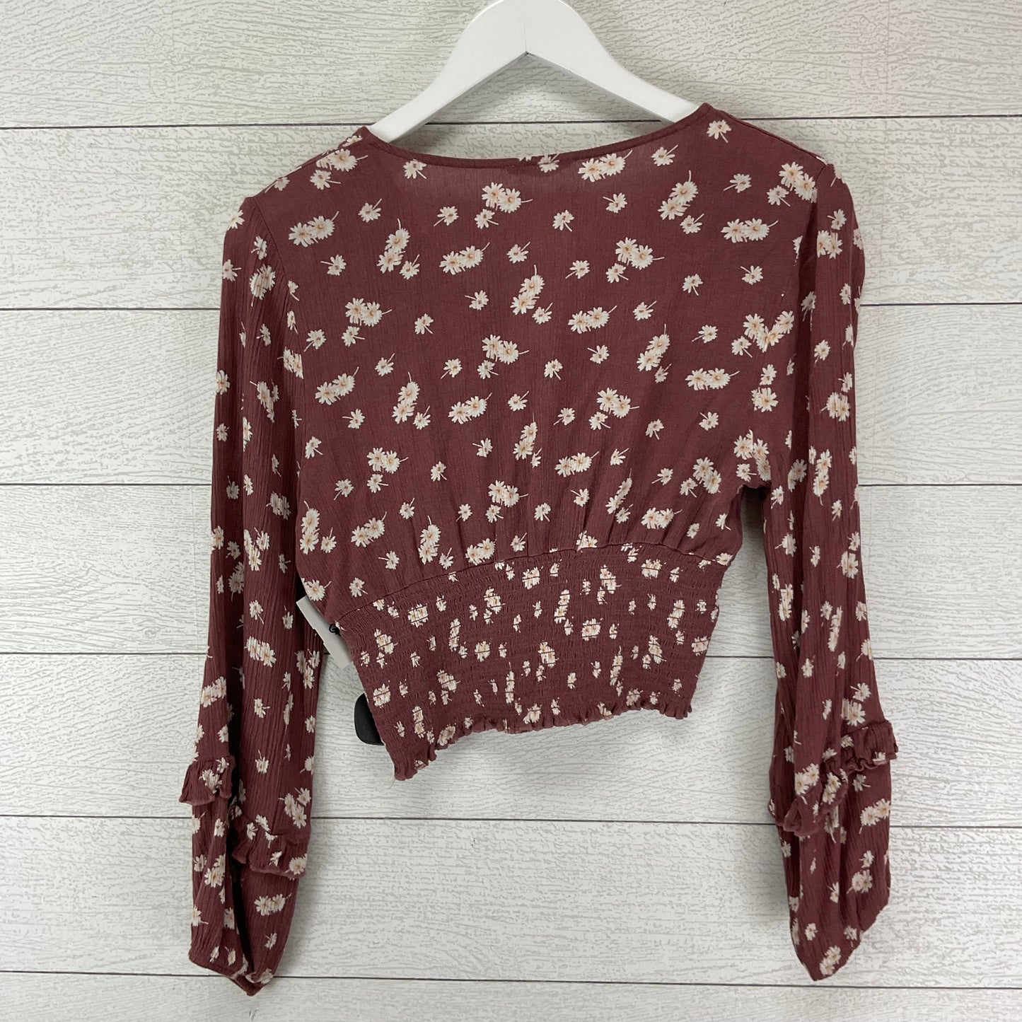 Floral Print Top Long Sleeve Altard State, Size M