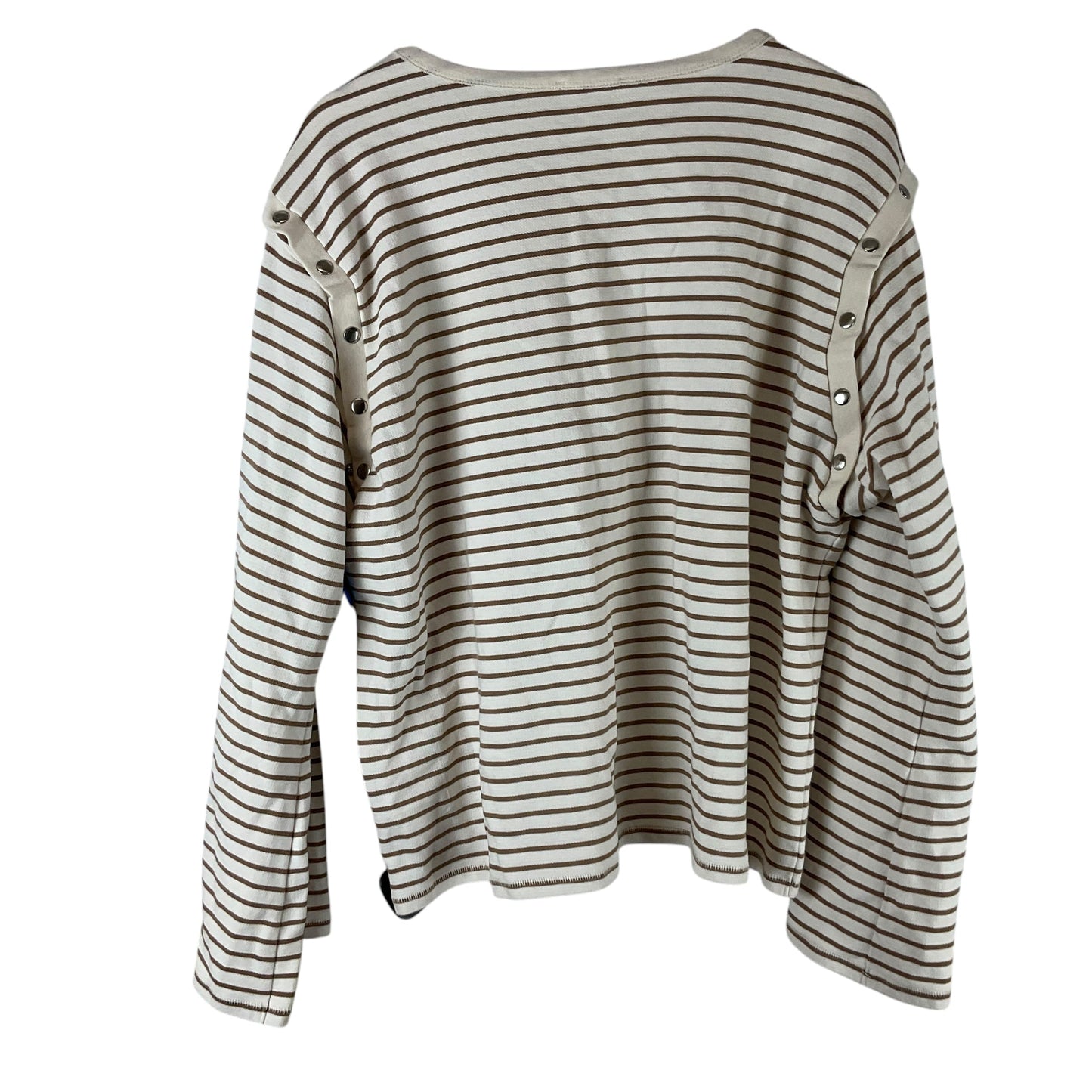 Top Long Sleeve By Maeve In Tan, Size: Xl