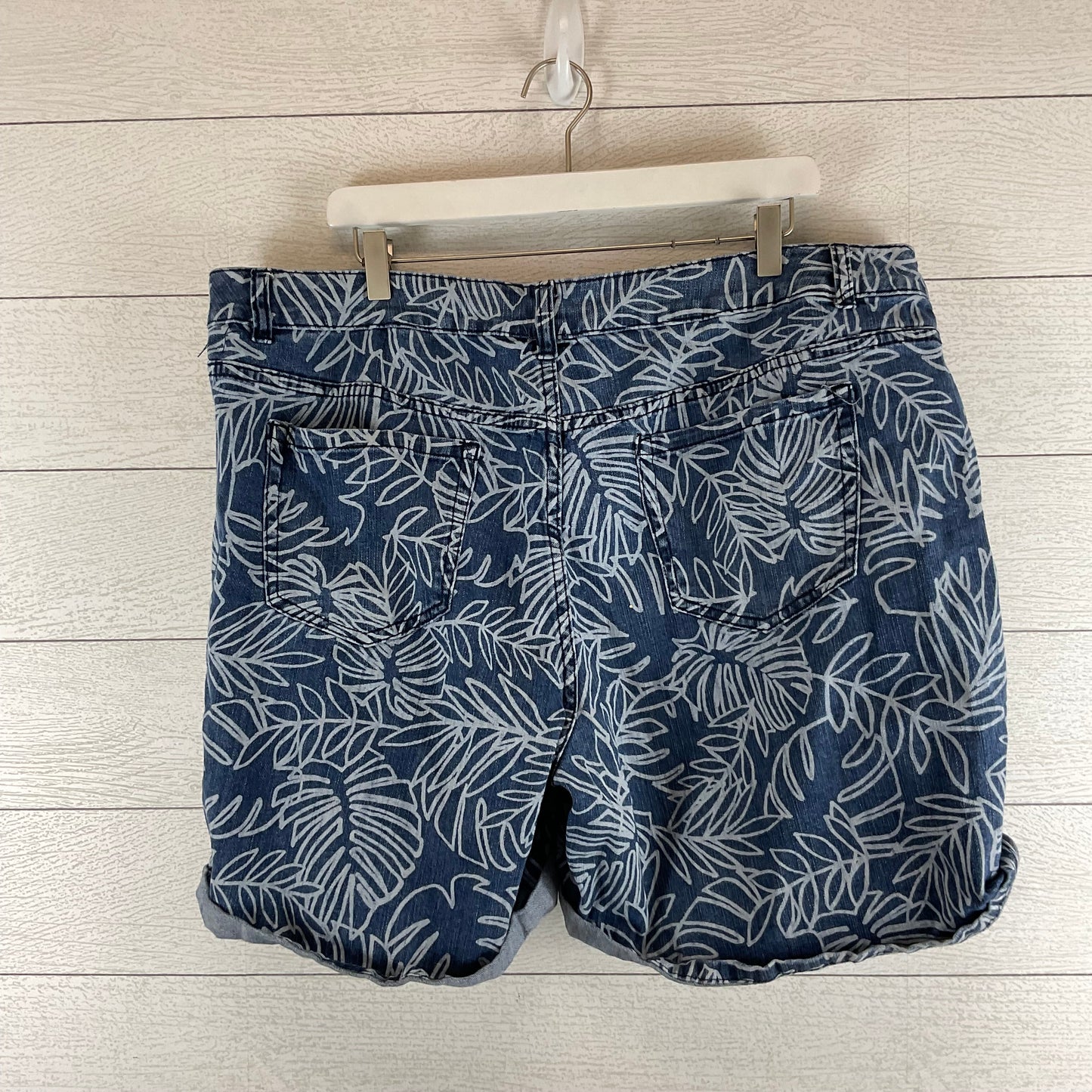 Shorts By Lane Bryant In Blue Denim, Size: 22