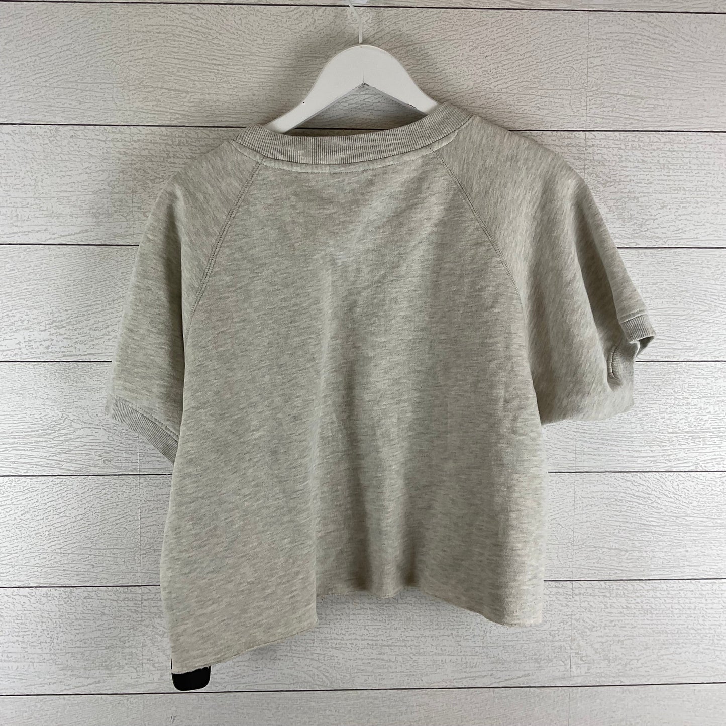 Sweater Short Sleeve By Clothes Mentor In Grey, Size: L