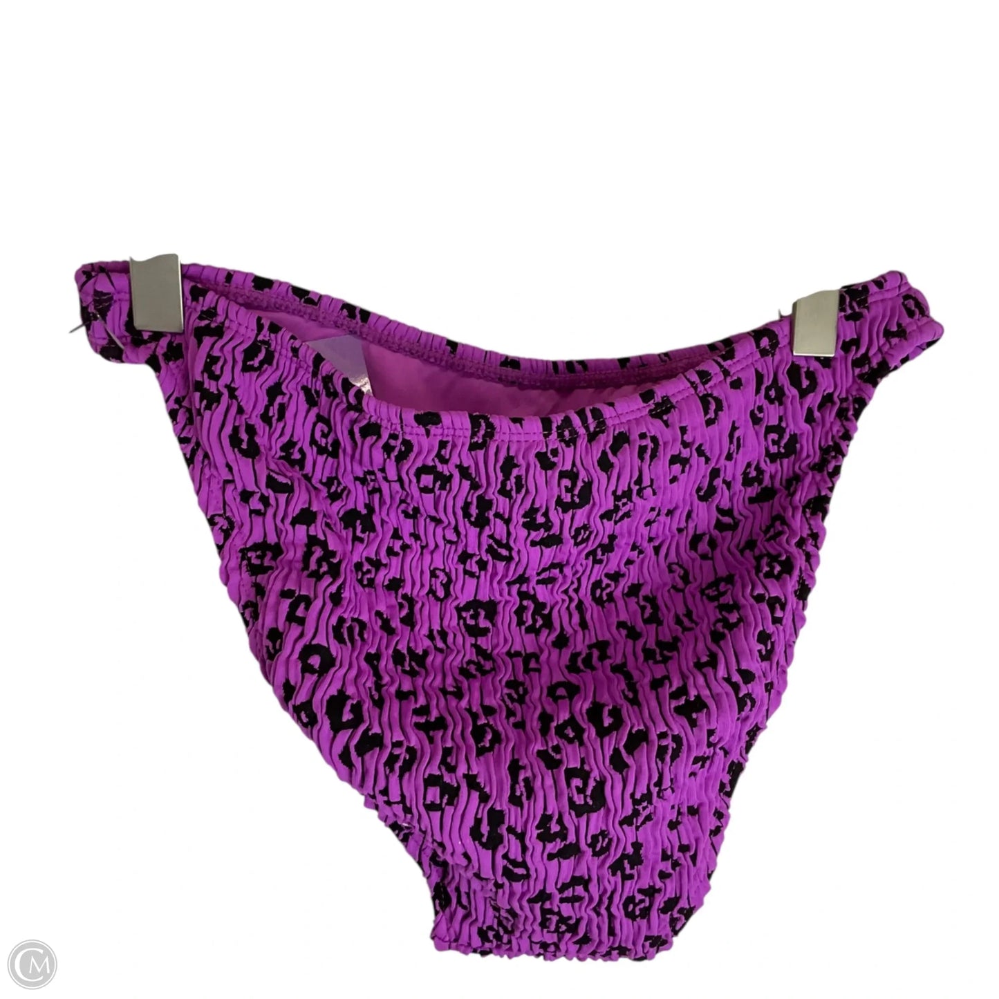 Swimsuit 2pc By Good American In Black & Purple, Size: Xxs