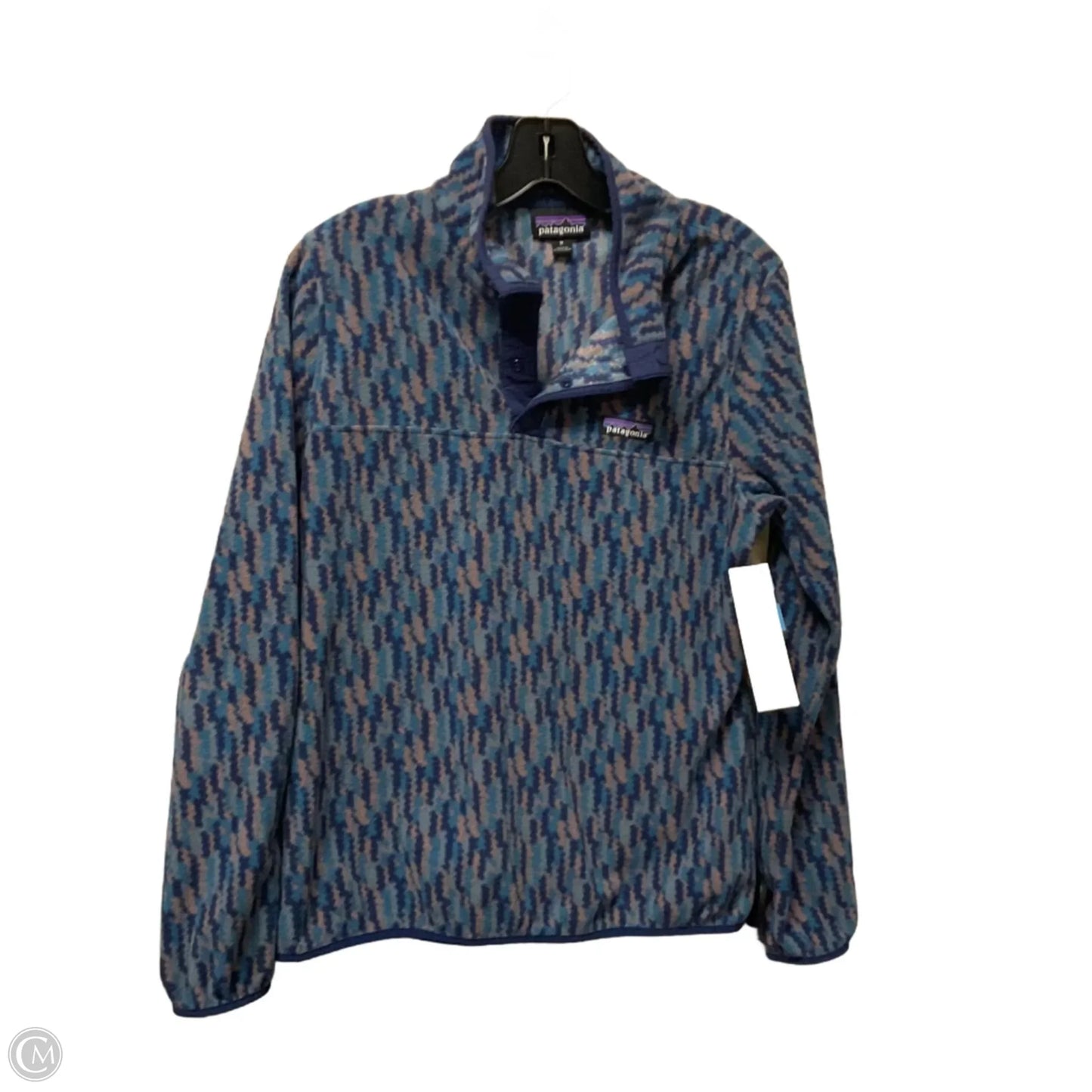 Sweatshirt Collar By Patagonia In Blue, Size: M