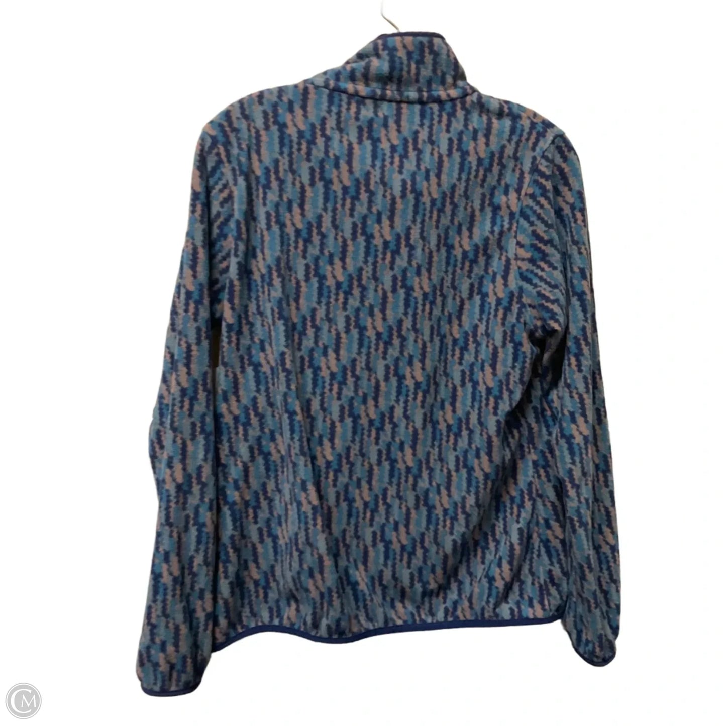 Sweatshirt Collar By Patagonia In Blue, Size: M